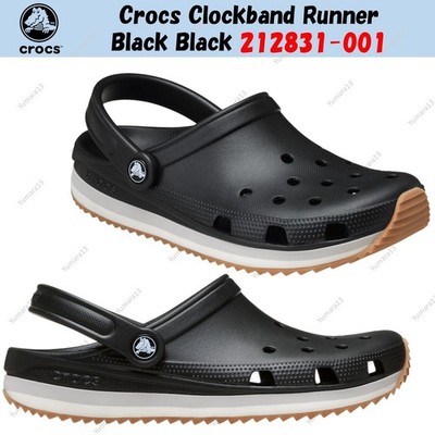 Crocs Clockband Runner Black Schwarz 212831-001 Unisex Gr.