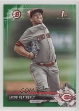 2017 Bowman Draft Green 81/99 Jacob Heatherly #BD-18 1z4