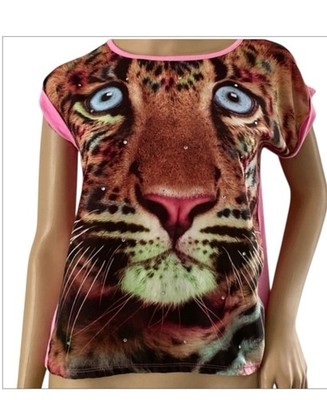Piper animal tiger design top size XL ( 14-16) Rare