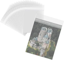 Mat Board Center, 11"X14" Crystal Clear Sleeves, Resealable Polypropylene Storag