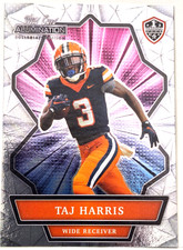 2021 Wild Card Alumination NIL Football Card ANBC-75 Taj Harris