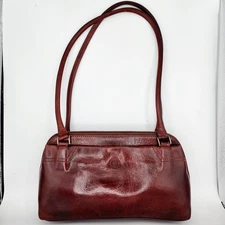 VTG GIUDI Purse Italian Shoulder Bag Brown Luxury Vachetta leather Full-grain