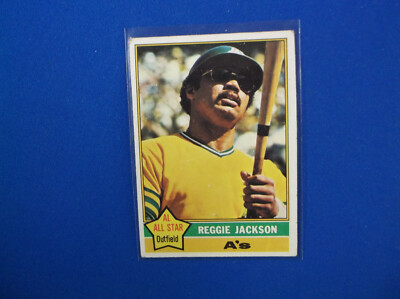 1976 Topps Baseball # 500 Reggie Jackson VG