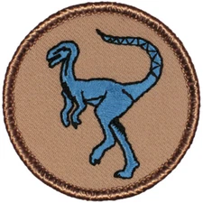 Blue Raptor Patrol Patch - 2" Round Embroidered Patch