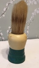 Vintage Ever Ready Shaving Brush Green Tan Handle