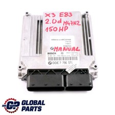 BMW X3 Series E83 2.0d 150HP Engine ECU Kit DDE EWS3 Key 7796571 