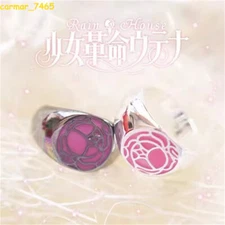 Revolutionary Girl Rose Signet Ring Utena Tenjo GEM Ring Cosplay Accessory Gifts