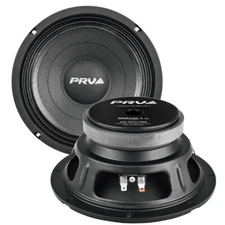 PRV Audio 8MB450 v2 8" Pro Midbass 450 Watts Woofer 8-Ohm Car Audio Speaker 1PC