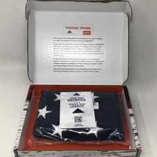 Patriots' Pledge American Flag 3'x5' with Metal Pin, Folds of Honor by Zoetis