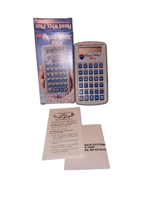 Vintage Ultra Data Systems Road Whiz Plus In Original Box