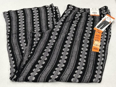 #ad Three Dots Women#x27;s Elastic Pull On Pants Multi Size XXL $11.66