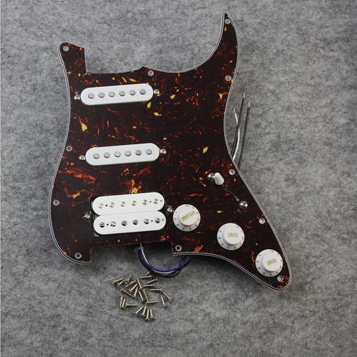 Prewired Pickguard SSH Alnico 5 Humbucker Fender ST SG Electric Guitar Prewired Pickguard SSH Alnico 5 Humbucker Fender ST SG Electric Guitar