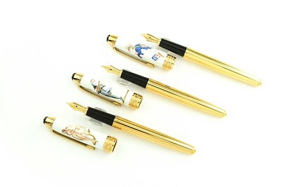 Montblanc Meissen Porcelain Annual Edition 2003 3-Piece Fountain