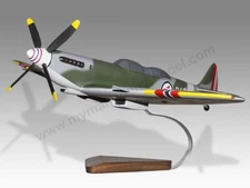 Supermarine Spitfire MK IX Norwegian Air Force Wood Airplane Model Small 1/32