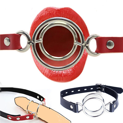  Deep Throat Double Round Open Mouth O-ring Gag Adult Games bondage restriant