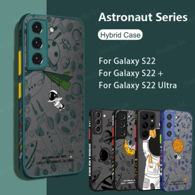 Custodia antiurto astronauta per Samsung S24 S23 S22 Ultra S21 FE A52 A53 A54 cover