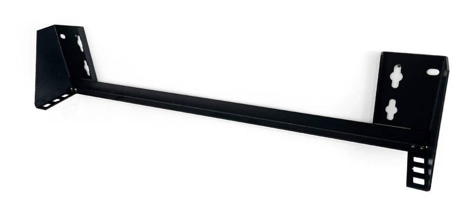 CNAweb 1U 19" Network Rack Bracket for Wallmount Vertical Hang or Desk Mount - Image 2 of 4