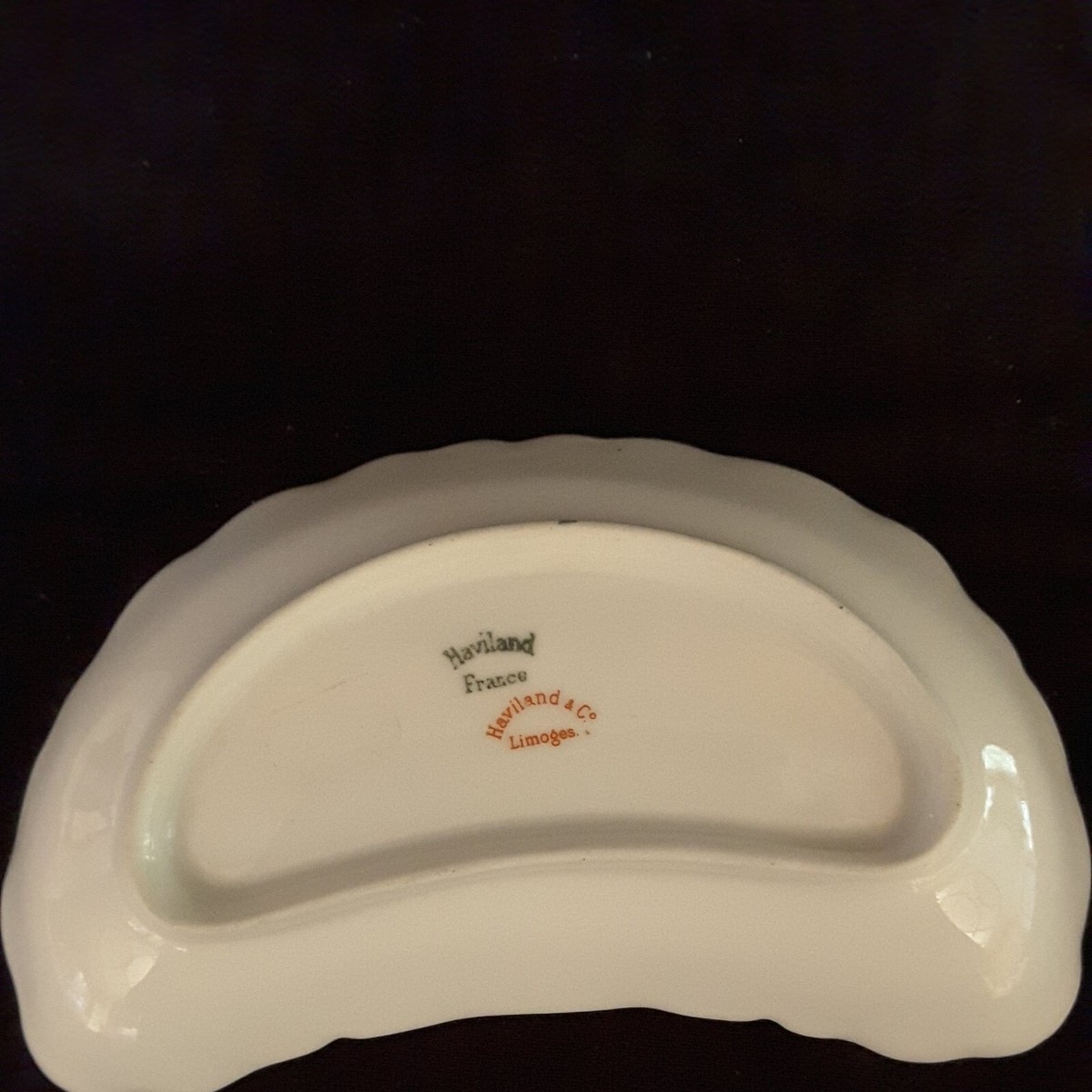 Vintage Bone Dishes. Half Moon Shapes. | eBay