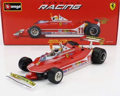 Ferrari F1 1/18モデル ナンバー11 Bburago - 1:18 Ferrari F1 312T4 No.11 Jody Scheckter World