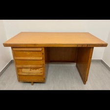 SCRIVANIA MODERNARIATO CASTELLI ANONIMA BOLOGNA SCRITTOIO VINTAGE LEGNO -LEGGERE