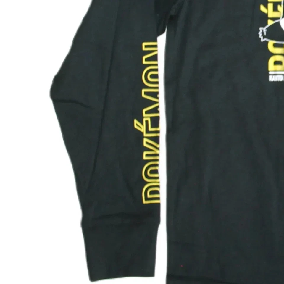 Pokemon Pikachu Charged Up! No. 025 Kanto Region Boy's Long Sleeve T-Shirt - NWT - Image 4 of 4