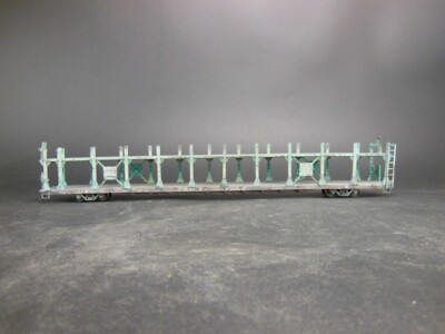 HO SCALE CUSTOM WEATHERED NEW YORK CENTRAL TTBX 962578 BI-LEVEL OPEN AUTO RACK