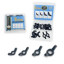 26-Piece Assorted Wingnuts Set - 3/16" to 3/8" Carbon Steel Fasteners