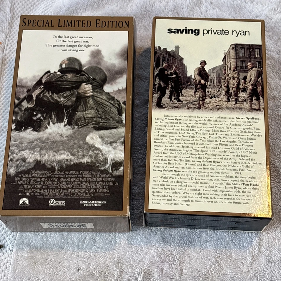 Saving Private Ryan (VHS, 2000) 2-Tape Special Widescreen Limited Edition - Image 3 of 3
