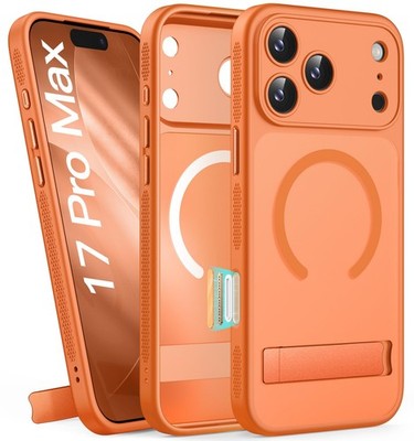SIXBOX für iPhone 17 Pro Max Hülle Magnetisch mit 17 Max, Orange 