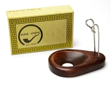 Tobacco pipe stand for 1 smoking pipe handmade Wooden pipe rack KAF1 Drop fro...