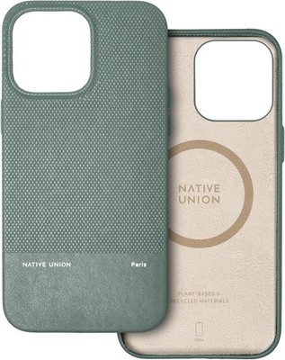 Native Union iPhone 15 Pro 6,1'' Case Classic & MagSafe Ultra-Durable Slate Green