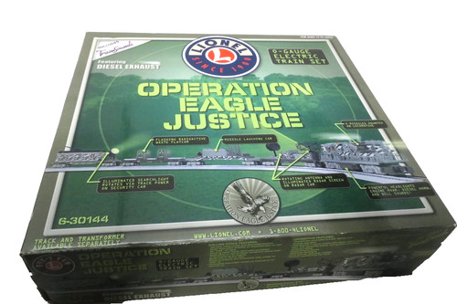 Juego Tren Diesel Militar Lionel 6-30144 O Gauge Operation Eagle | Condition: New