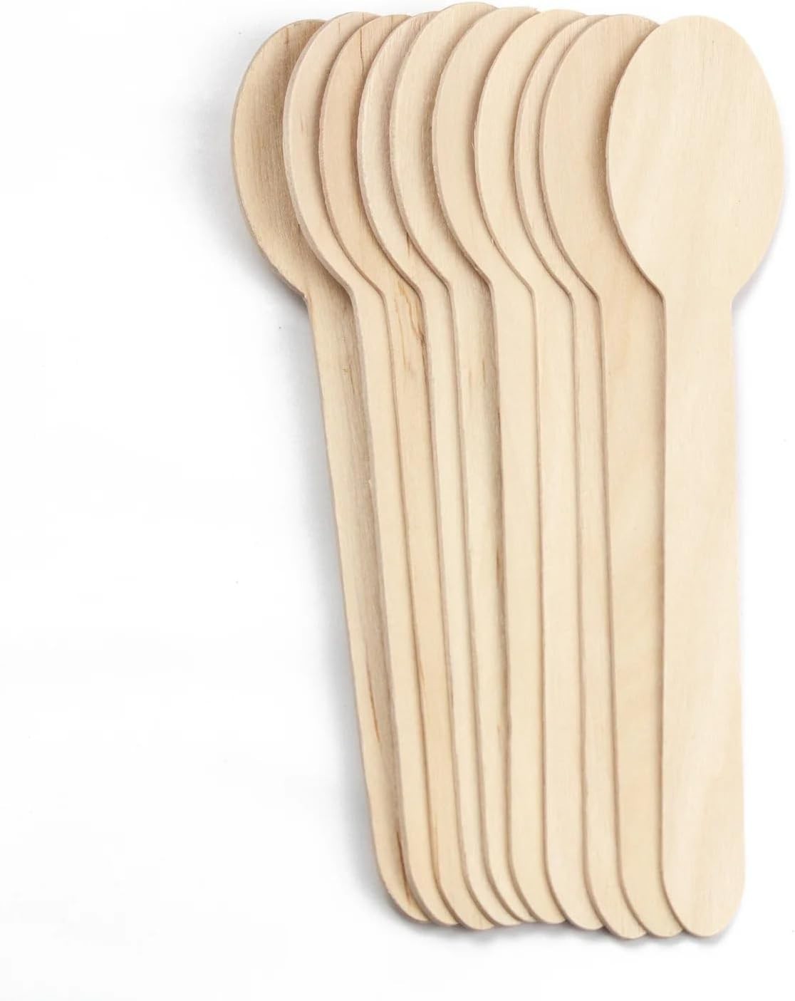Couteaux et fourchettes en bois rigides, couvert jetable résistant à la chaleur