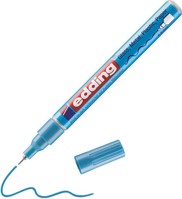 780 Gloss Paint Marker - Light Blue Metallic - 1 Paint Marker - Extra-Fine round