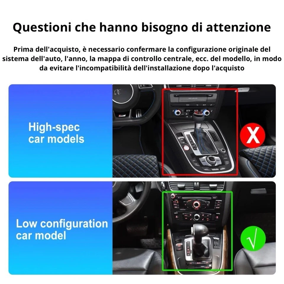 Autoradio 21” Android 15 Per Audi Q5 2009-2017 CarPlay 8G RAM + 128G ROM 8core - Immagine 3 di 4