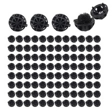 2X(100 Stück Aquarium Bio Kugeln Aquarium Filter Schwarz 16MM Y1T3)1004