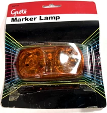 NOS Grote Marker Lamp 46893-5 Amber