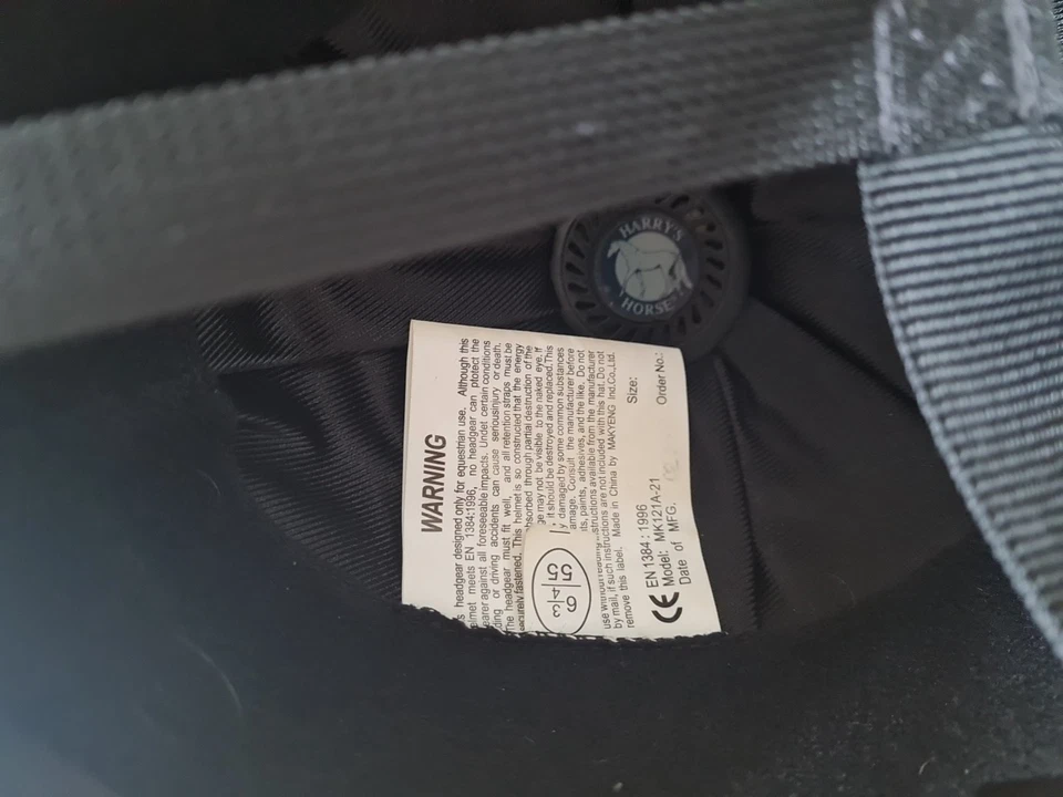 Harry's Horse Reithelm, Samtbezug, dunkelbraun, Modell MK121A-21, Gr. 55 - Bild 4 von 4