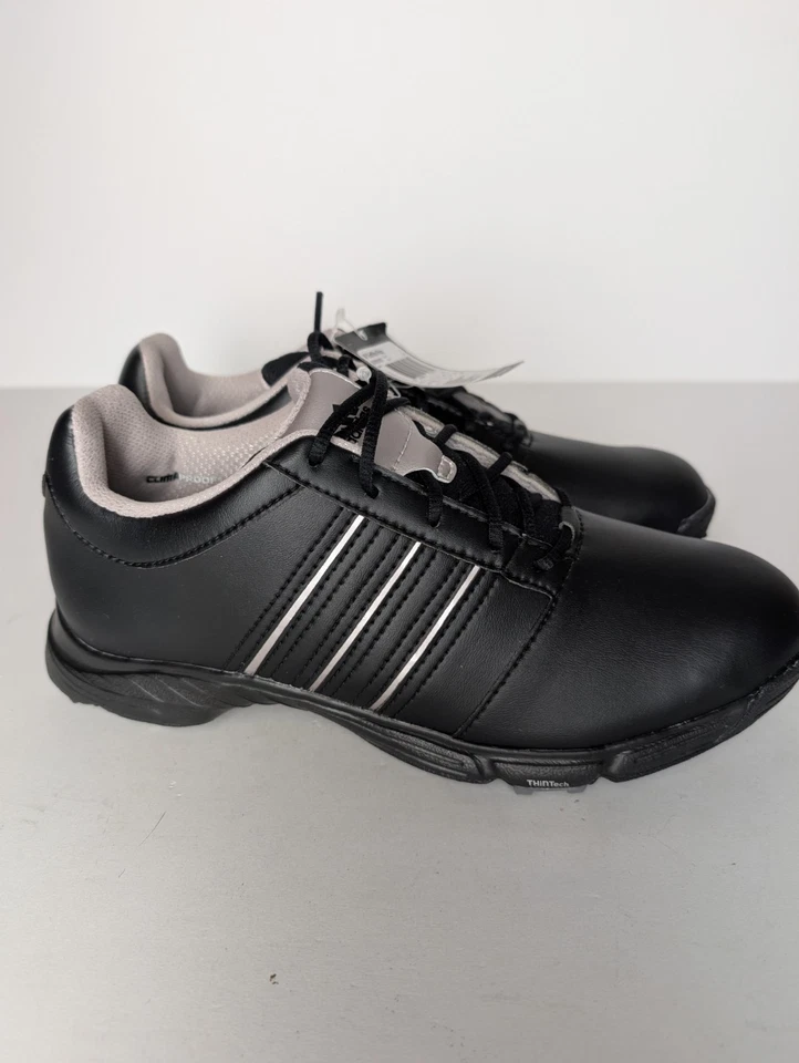 Adidas Golflite Ride Shoes Golf Cleats Womens Size 6.5 D Black Traxion Sole - Image 3 of 4