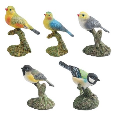 Realistische Vogelfigur, handbemalt, Miniatur-Vogel-Dekoration für Zuhause