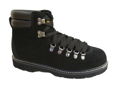 Vegace - La Vega Men Boy 6'' Hiker Boot Black Suede Goodyear Welt New Size 2024