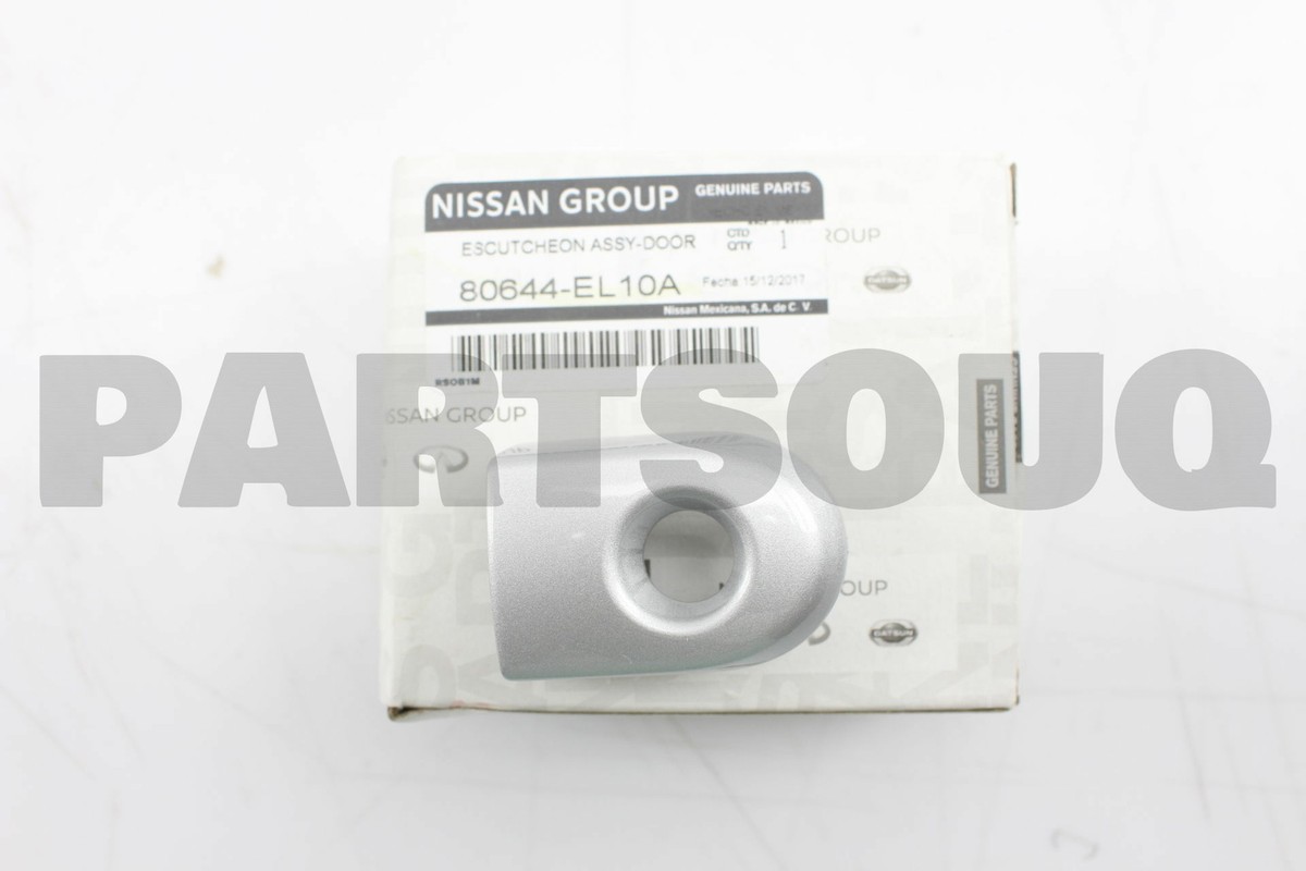 80644EL10A Genuine Nissan ESCUTCHEON-OUTSIDE HANDLE,FRONT DOOR, RH