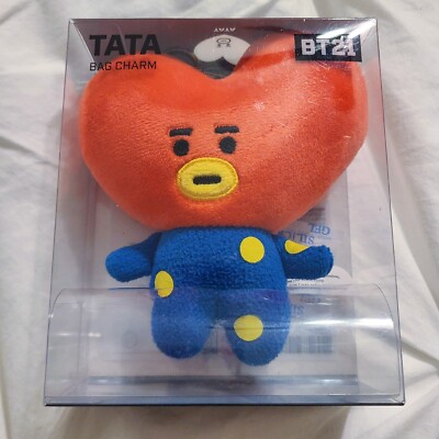 BTS BT21 TATA Rare Bag Charm First Version Kim Taehyung Official Licensed