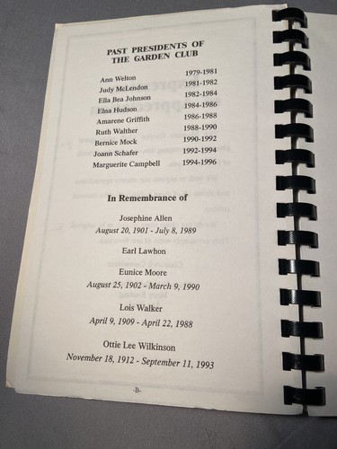 Sharing Our Best by Blossom Garden Club Vintage Cookbook - Imagen 4 de 11