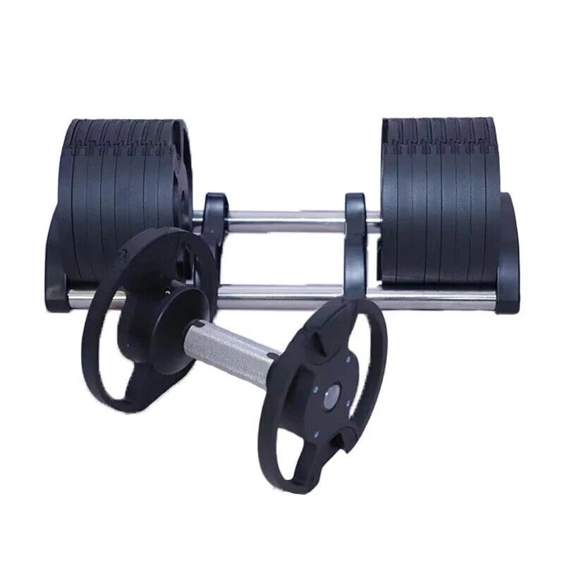 Pair Of Adjustable Dumbbells 32kg - 2 x 32kg PAIR(64kg total) TOTAL SOLID METAL - Image 2 of 4