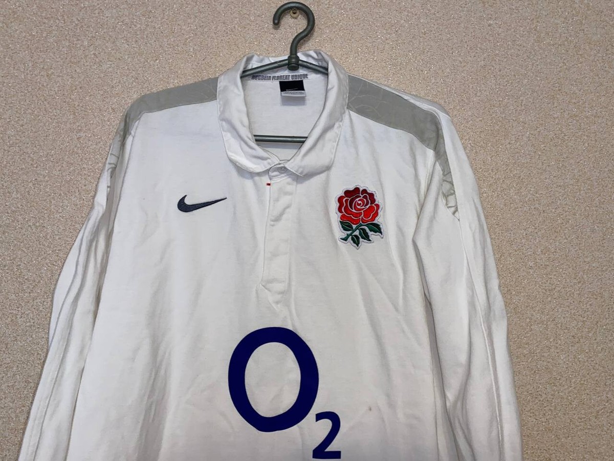Nike イングランド o2 Nike O2 Long Sleeve Shirt England Rugby Jersey Size 2XL | eBay