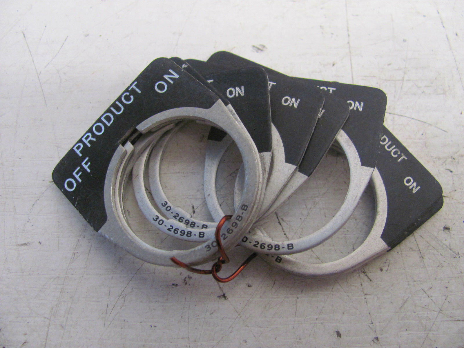 LOT OF 9 Allen Bradley Legend Plate PRODUCT ON-OFF ! | eBay