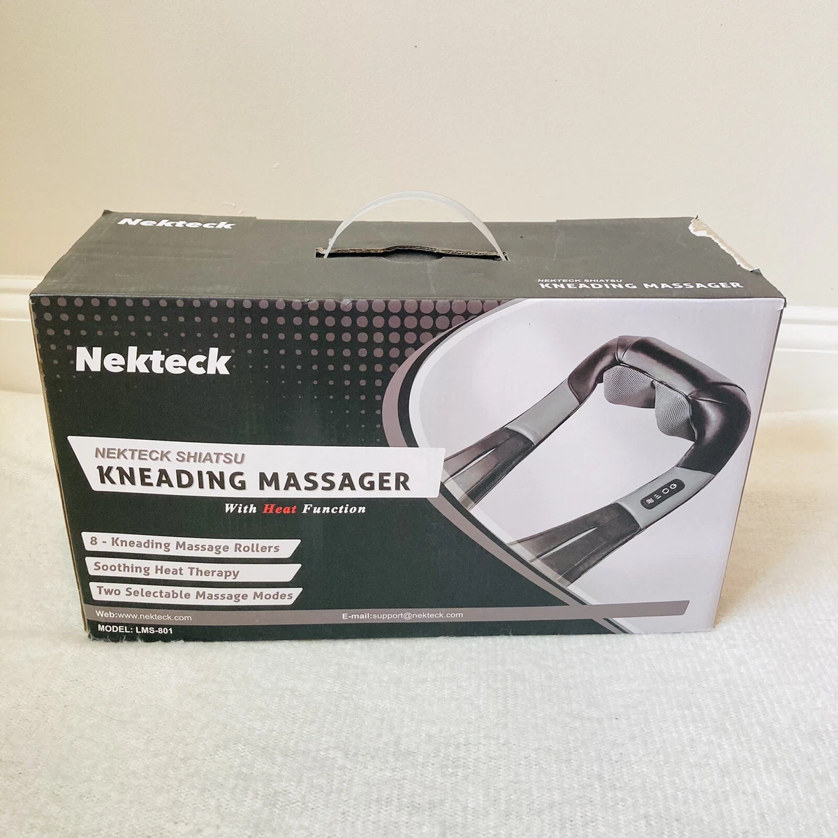 Nekteck Kneading Massager With Heat Function 