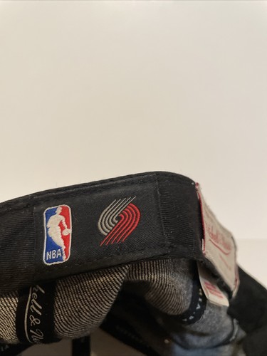 2015 Mitchell & Ness Portland Trail Blazers Denim Style Fitted Hat Size 7 - Picture 9 of 11