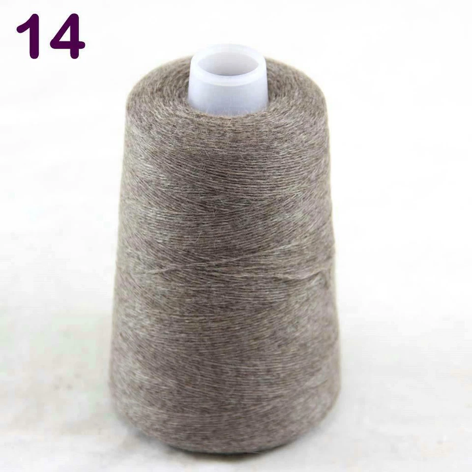 AIPYARN 4 conos X100gr esponjoso lujo pura calidad cachemir hilo de tejer a mano 14 Foto 3 de 4